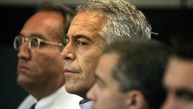 Jeffrey Epstein bei einem Gerichtstermin im Jahr 2008 (Bild: AP)