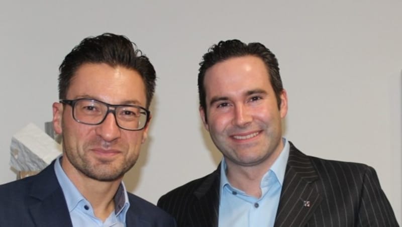 Michael Landl und Mario Haidlmair (Bild: plast-IQ)