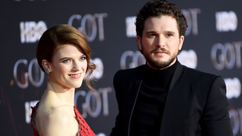 Rose Leslie und Kit Harington (Bild: 2019 Getty Images)