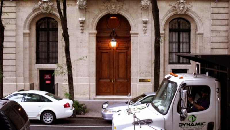 Unter anderem von dieser Residenz in New York aus soll Epstein seinen Sexhandelsring betrieben haben. (Bild: AFP )