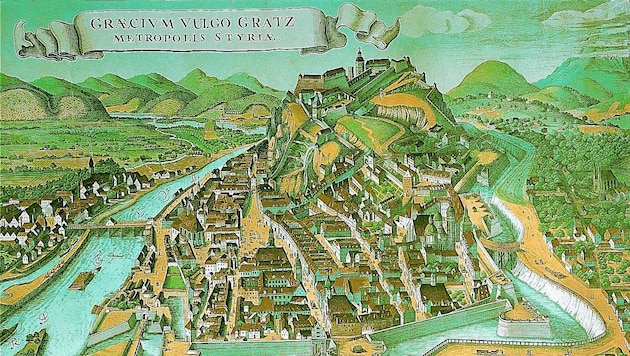 Graz um 1650 (Bild: GrazMuseum)