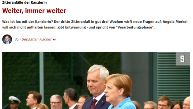 „Weiter, immer weiter“, titelt der „Spiegel“. (Bild: Screenshot spiegel.de)