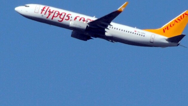 Eine Boeing 737 der türkischen Billigfluglinie Pegasus (Bild: AFP)
