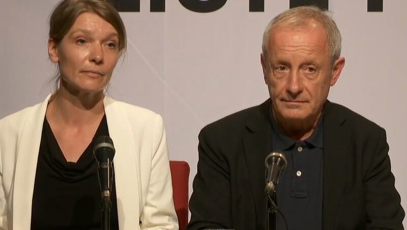 Maria Stern und Peter Pilz kandidieren mit JETZT erneut für den Nationalrat. (Bild: tvthek.orf.at)