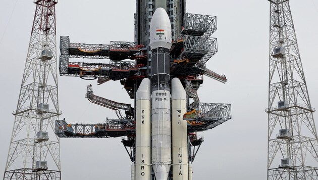 Im Satish Dhawan Space Centre stand alles für die Mondmission bereit. (Bild: Indian Space Research Organization)