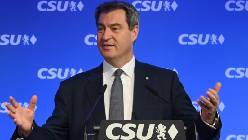 Der bayerische Ministerpräsident Markus Söder will unbürokratische Soforthilfen für Betriebe. (Bild: AFP)