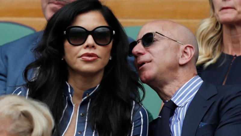 Jeff Bezos und Freundin Lauren Sanchez (Bild: AFP or licensors)