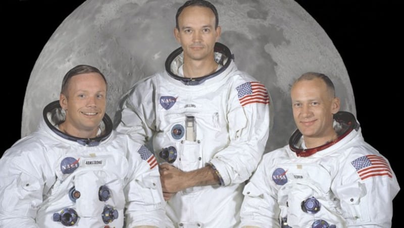 v. l. n. r.: Neil Armstrong, Michael Collins und Buzz Aldrin (Bild: NASA)