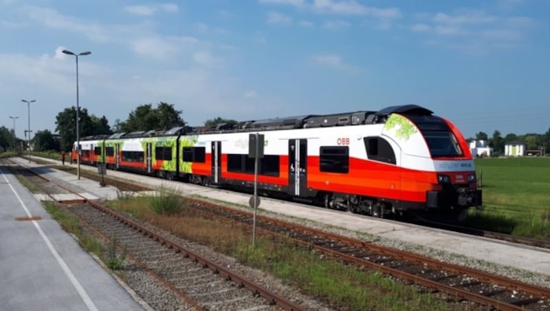 Cityjet Eco der ÖBB auf der Mattigtalstrecke (Bild: ÖBB)