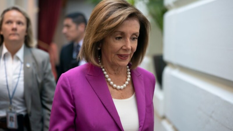 Die demokratische Vorsitzende des Repräsentantenhauses, Nancy Pelosi (Bild: AP)