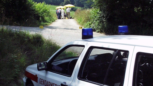 Der Tatort: Ein Feldweg in Sinabelkirchen (Bild: Heribert Weber)