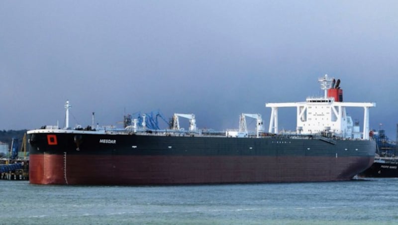 Der Öltanker Mesdar durfte nach einer kurzen Kontrolle durch die iranischen Behörden seine Fahrt fortsetzen. (Bild: AP)