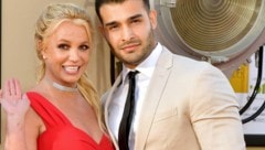 Britney Spears und ihr Freund Sam Asghari bei der Premiere des Films „Once Upon A Time...in Hollywood“ (Bild: 2019 Getty Images)