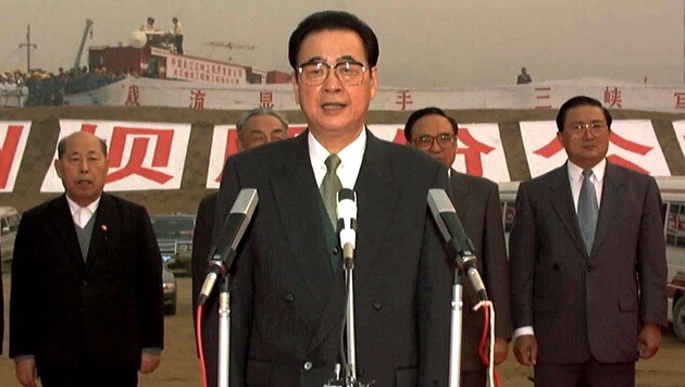 Li Peng auf einer Aufnahme aus dem Jahr 1997 (Bild: AP)