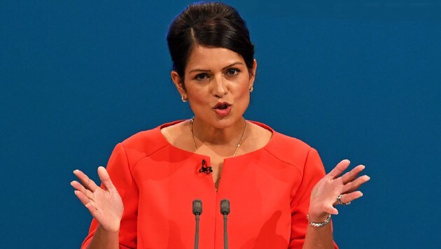 Die britische Innenministerin Priti Patel (Bild: AFP)