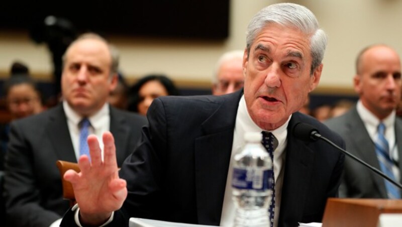 Robert Mueller am Mittwoch bei seiner Anhörung (Bild: AP)