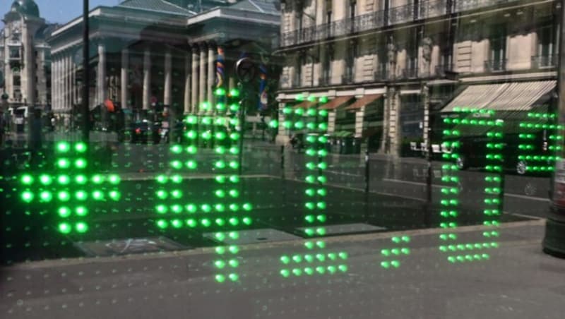 Das Thermometer zeigte Ende Juli in Paris 41 Grad Celsius. (Bild: AFP)