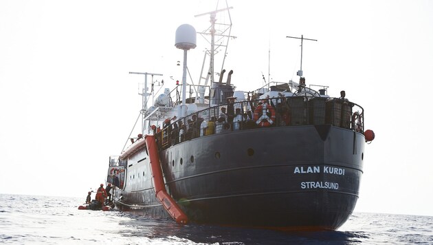 Die Alan Kurdi der Hilfsorganisation Sea-Eye (Bild: APA/AFP/sea-eye.org/Fabian Heinz)