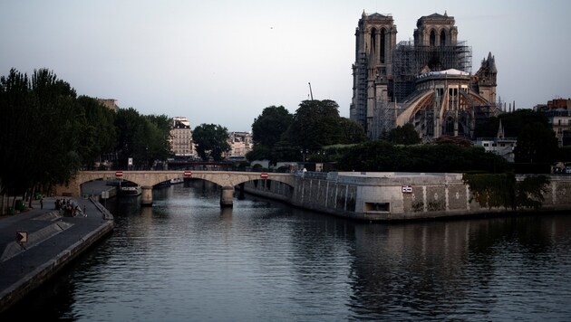 Notre Dame am 25. Juli 2019: Die Renovierungsarbeiten werden einige Jahre in Anspruch nehmen. (Bild: AFP )