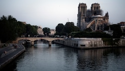 Notre Dame am 25. Juli 2019: Die Renovierungsarbeiten werden einige Jahre in Anspruch nehmen. (Bild: AFP)