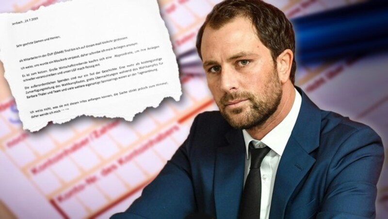 Die Mails, die Georg Dornauer zugespielt wurden, liegen nun bei der Korruptions-Staatswanwaltschaft. (Bild: twitter.com, APA, stock.adobe.com, krone.at-Grafik)