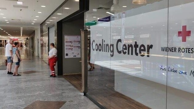 Im „Cooling Center“ des Roten Kreuzes Wien können sich Hitzegeplagte entspannt abkühlen (Bild: Rotes Kreuz Wien)