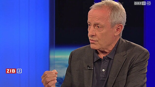 Peter Pilz in der „ZiB 2“ (Bild: Screenshot/ORF)