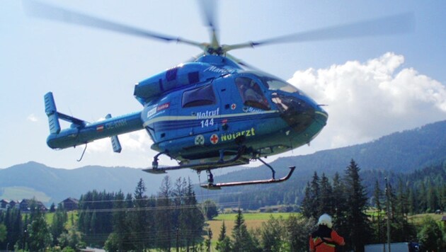 Der Schwerverletzte wurde mit dem Rettungshubschrauber Martin 1 ins Spital geflogen. (Symbolbild) (Bild: Niki Faistauer)