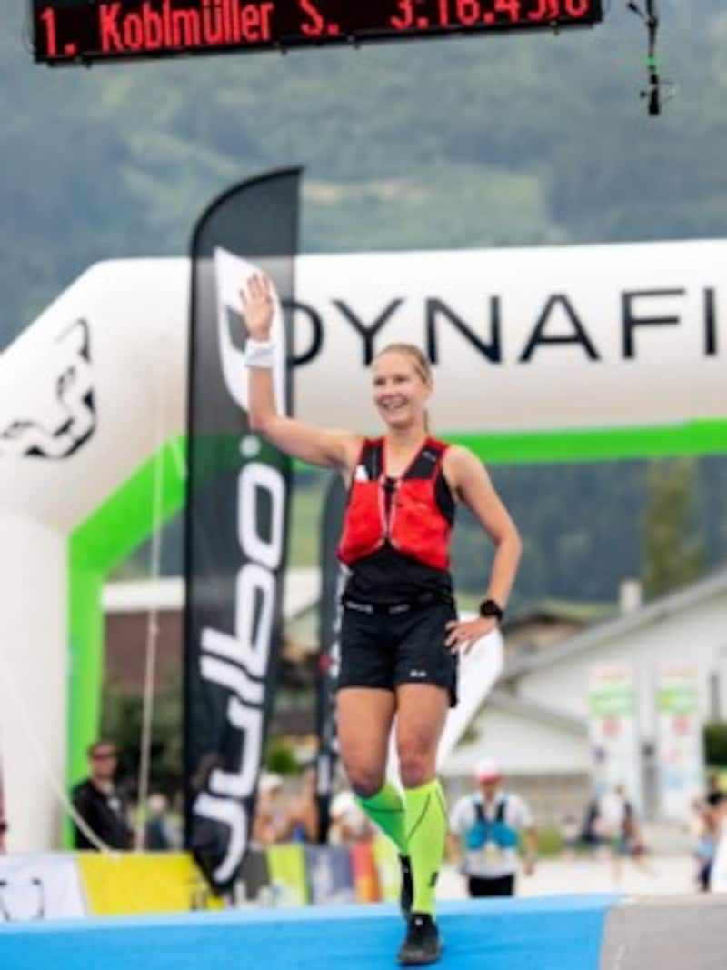 Die Salzburgerin Sandra Koblmüller gewann über die 30 Kilometer-Strecke. (Bild: lefti.at)