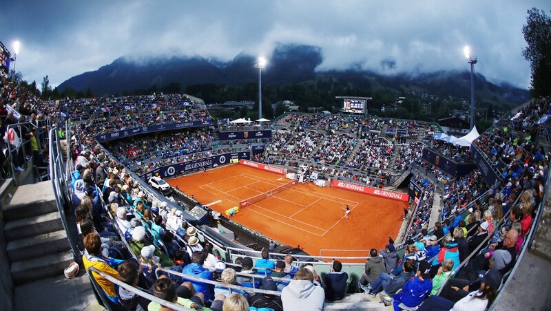 A lot goes on in front of and behind the scenes of the tennis tournament in the Gamsstadt - the figures speak for themselves. (Bild: GEPA pictures)