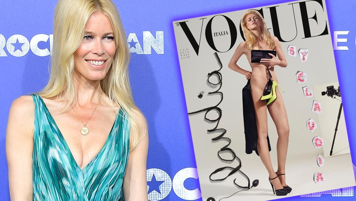 Comeback - Claudia Schiffer nackt am Cover der „Vogue Italia“ | krone.at