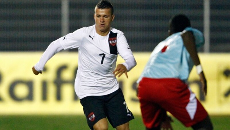 Srdjan Spiridonovic im Dress des ÖFB-U21-Nationalteams (Bild: GEPA)