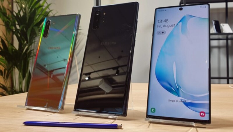 Samsungs Android-Flaggschiff Galaxy Note 10 (Plus) (Bild: Dominik Erlinger)