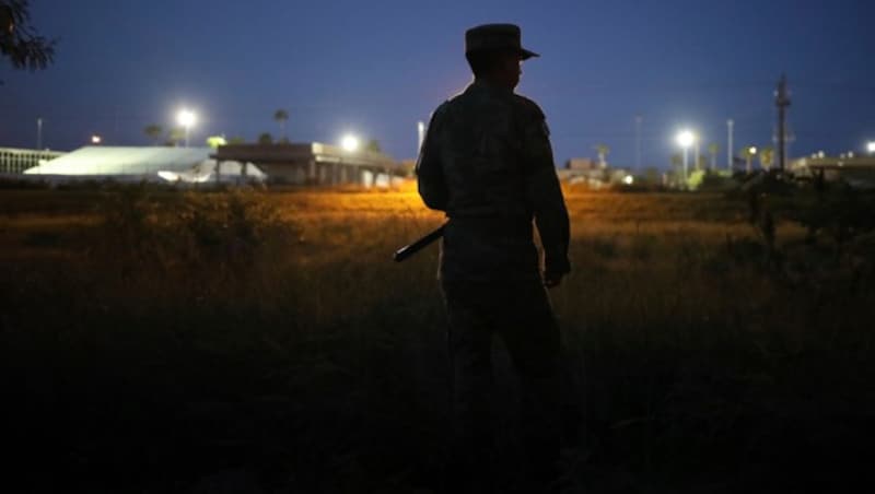 Ein Militärpolizist in Mexiko (Bild: AP)