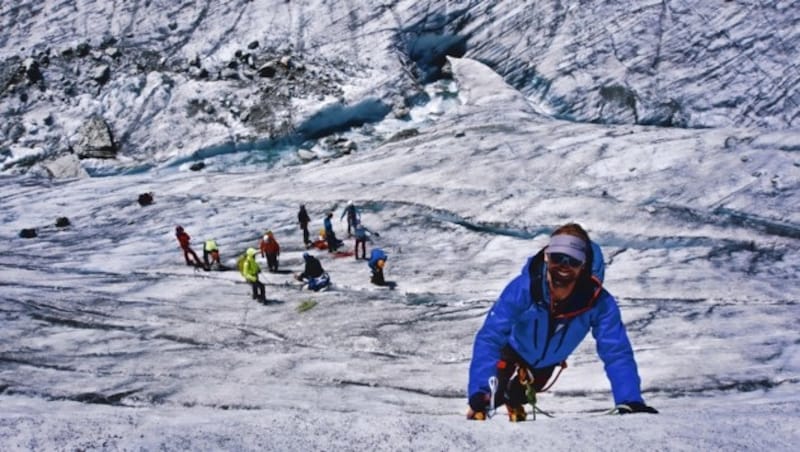 Erste Schritte im hochalpinen Bergsteigen (Bild: Wallner Hannes/Kronenzeitung)