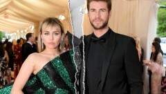 Miley Cyrus gab die Trennung von Liam Hemsworth im August bekannt. (Bild: AFP, krone.at-Grafik)