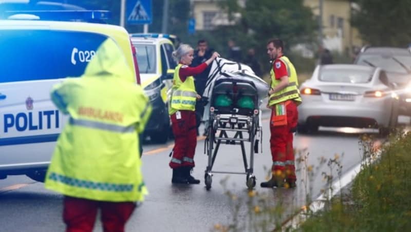 Bei dem Überfall auf eine Moschee in Norwegen wurde eine Person verletzt. (Bild: AFP)