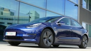 Teslas Model 3 ist das Schlusslicht bei den zwei- bis dreijährigen Autos. (Bild: Stephan Schätzl)