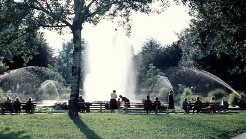Der Springbrunnen im Park hinter dem Klagenfurter Stadttheater. (Bild: TAÖ/AAvK)