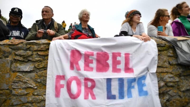 Fans von Thunberg (Bild: AFP)