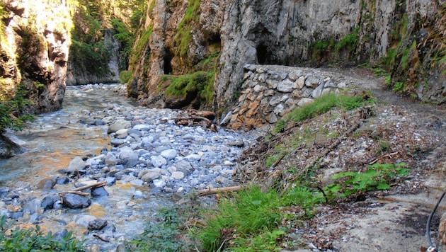 Die Mauthner Klamm, wild und schön. Für die Vierjährige wurde sie am Freitag zur Todesfalle. (Bild: Gemeinde Kötschach Mauthen)