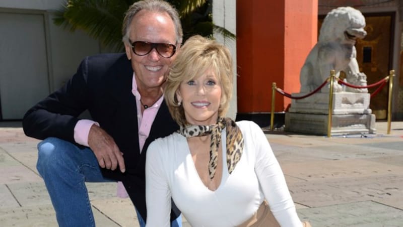 Peter Fonda mit seiner Schwester Jane Fonda (Bild: Jordan Strauss/Invision/AP)