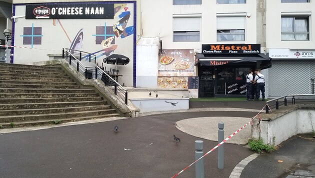 In diesem Restaurant in Noisy-le-Grand spielte sich die Tragödie ab. (Bild: AFP)