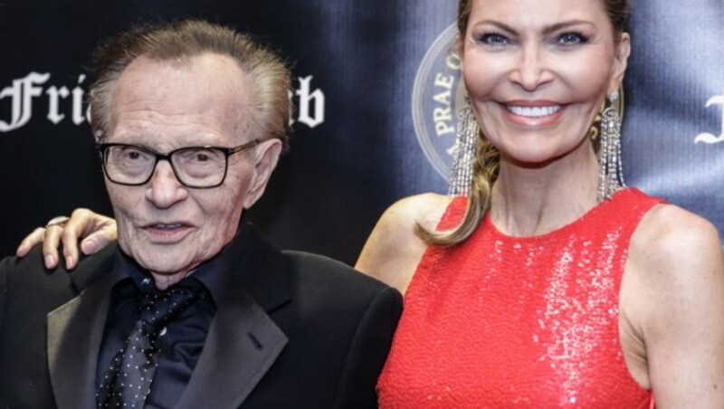 Larry King mit Noch-Ehefrau Shawn Southwick King (Bild: AFP)