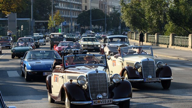 Die Vienna Classic Days (Archivbild) kommen zurück. Mehr als 200 Oldtimer gehen an den Start. (Bild: Vienna Classic Days/AutoSport.at)