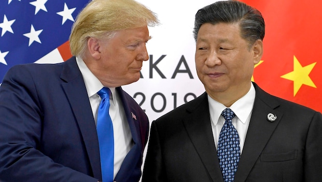 US-Präsident Donald Trump und Chinas Staatschef Xi Jinping (Archivbild)