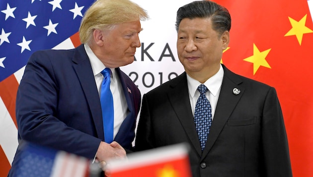 Von links: US-Präsident Donald Trump und Chinas Staatschef Xi Jinping (Archivbild)