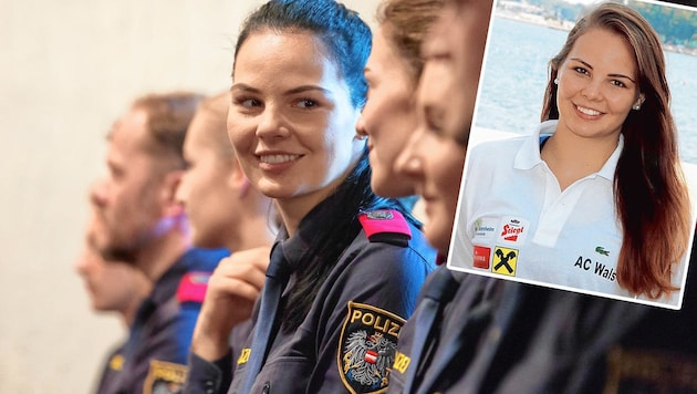 Polizistin und Ringer-Staatsmeisterin Magdalena Ragginger (Bild: Polizei/AC Wals)