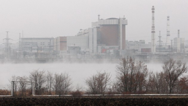 Das Kernkraftwerk Süd-Ukraine bei Yuzhnoukrainsk (Bild: AFP)