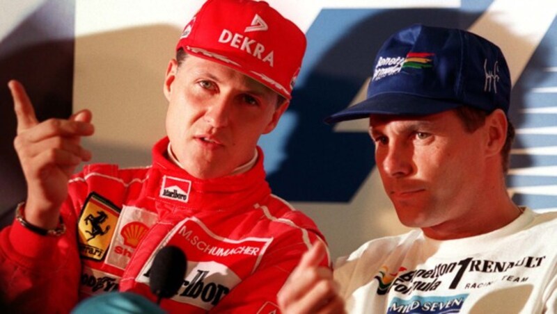 Gerhard Berger (AUT) Michael Schumacher (GER) (Bild: GEPA pictures)